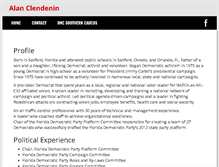 Tablet Screenshot of alanclendenin.com